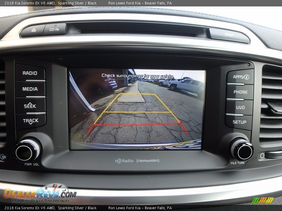 2018 Kia Sorento EX V6 AWD Sparkling Silver / Black Photo #18