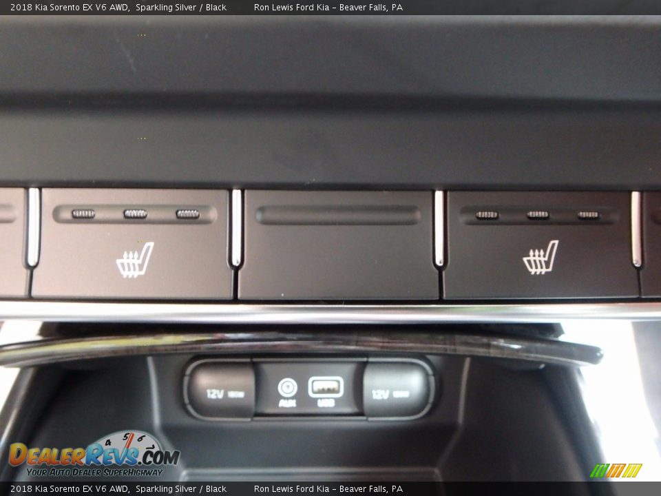 2018 Kia Sorento EX V6 AWD Sparkling Silver / Black Photo #19