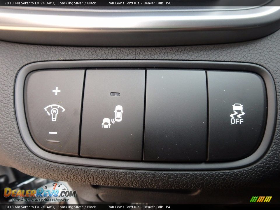 2018 Kia Sorento EX V6 AWD Sparkling Silver / Black Photo #20