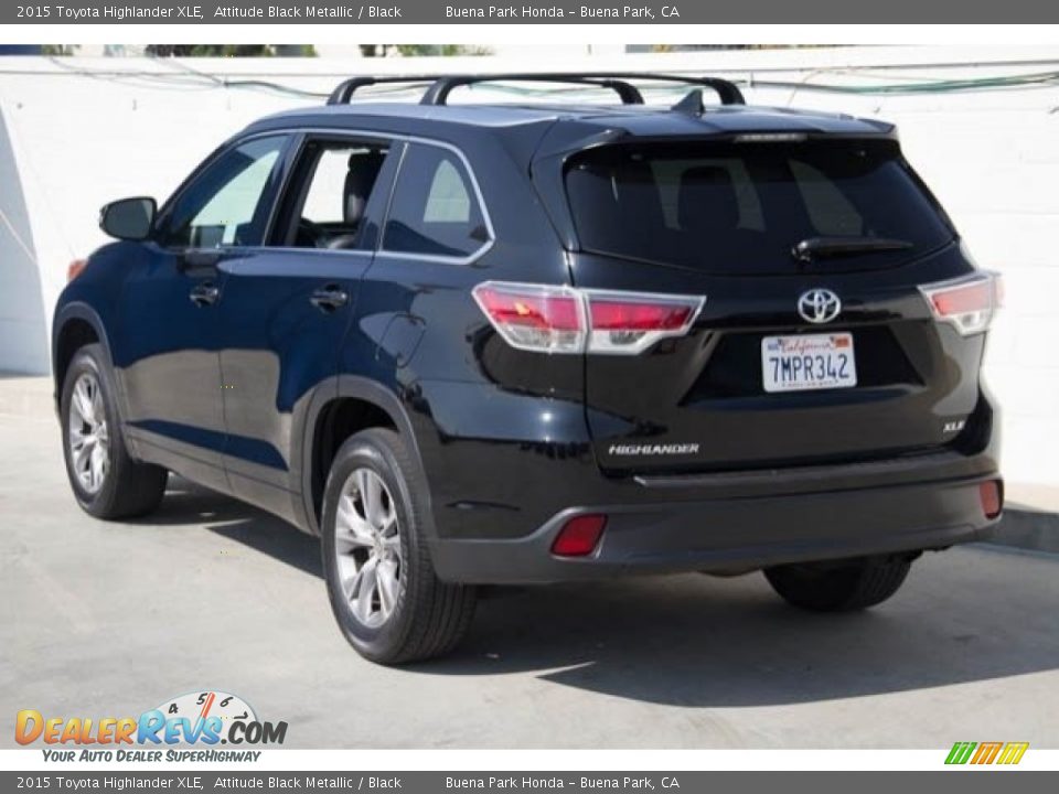 2015 Toyota Highlander XLE Attitude Black Metallic / Black Photo #2