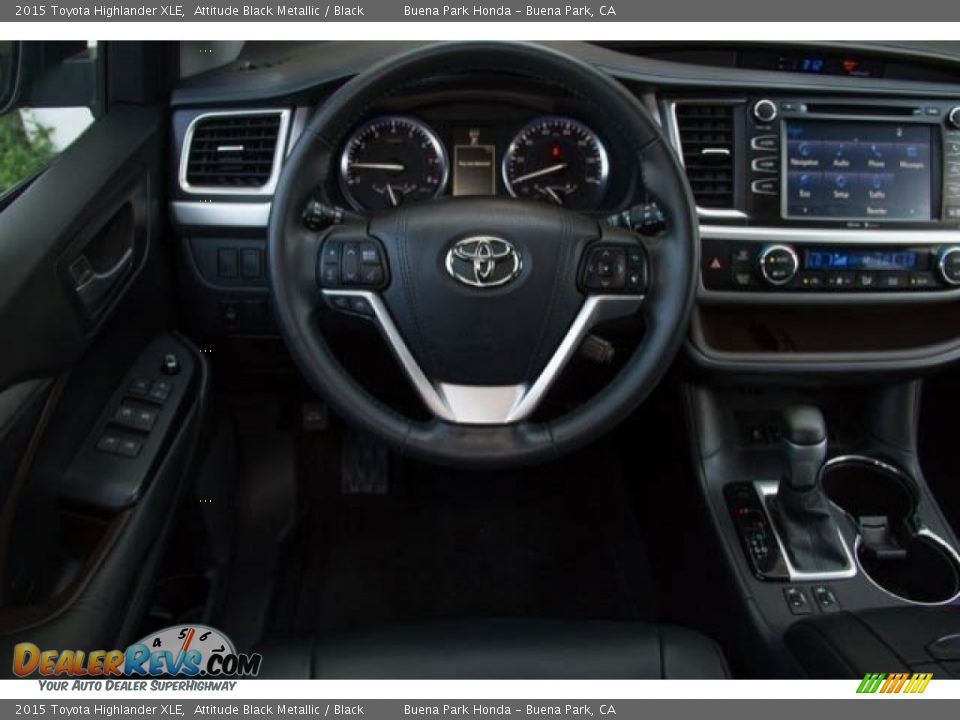 2015 Toyota Highlander XLE Attitude Black Metallic / Black Photo #5