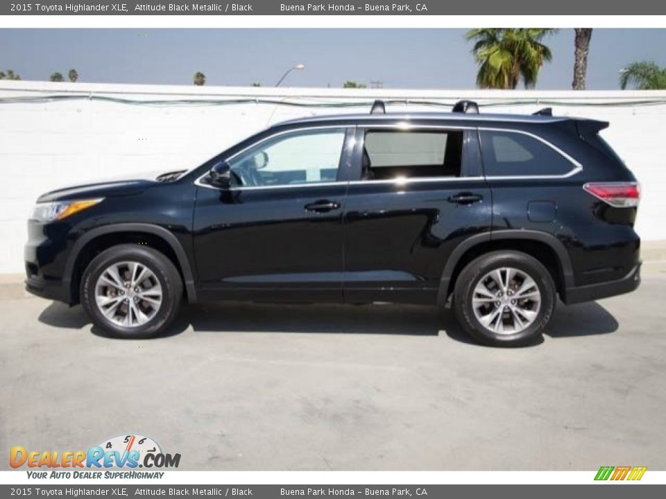 2015 Toyota Highlander XLE Attitude Black Metallic / Black Photo #8
