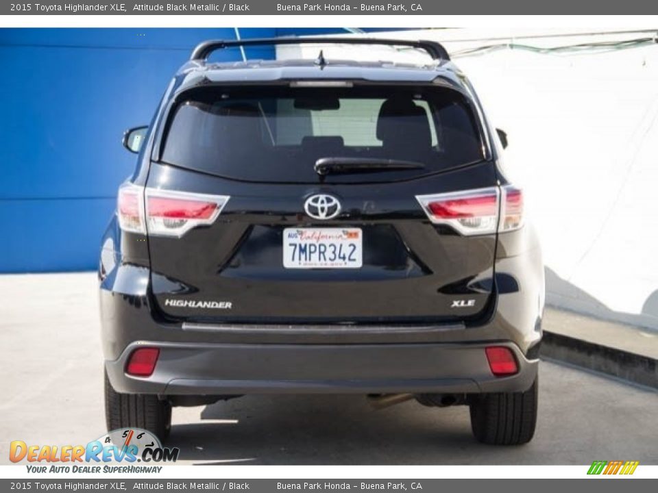 2015 Toyota Highlander XLE Attitude Black Metallic / Black Photo #9