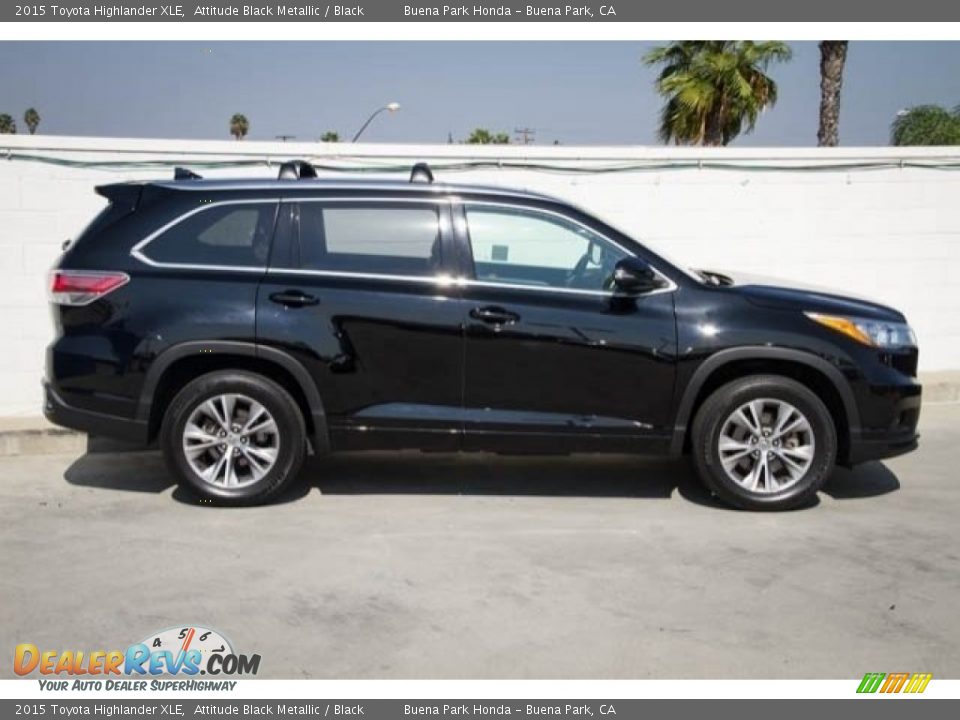 2015 Toyota Highlander XLE Attitude Black Metallic / Black Photo #10