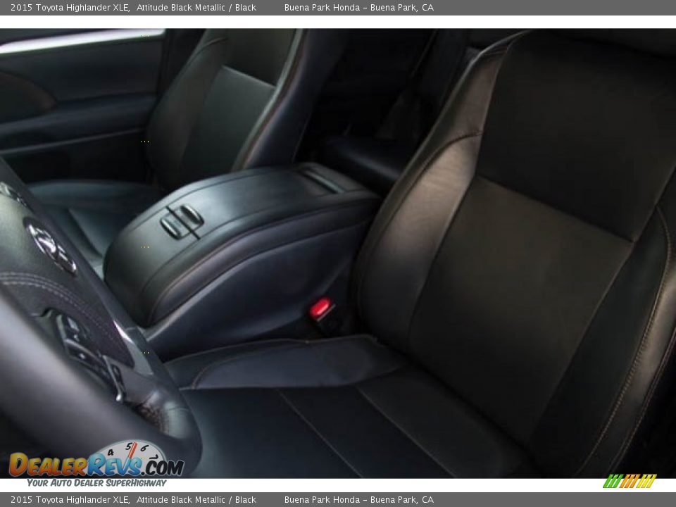 2015 Toyota Highlander XLE Attitude Black Metallic / Black Photo #12