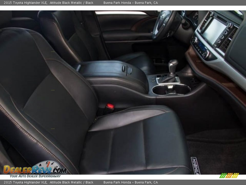 2015 Toyota Highlander XLE Attitude Black Metallic / Black Photo #20