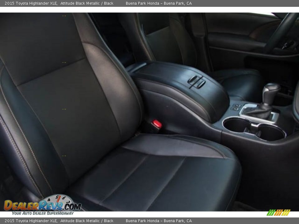2015 Toyota Highlander XLE Attitude Black Metallic / Black Photo #21