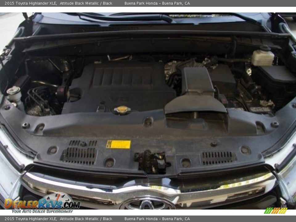 2015 Toyota Highlander XLE Attitude Black Metallic / Black Photo #30