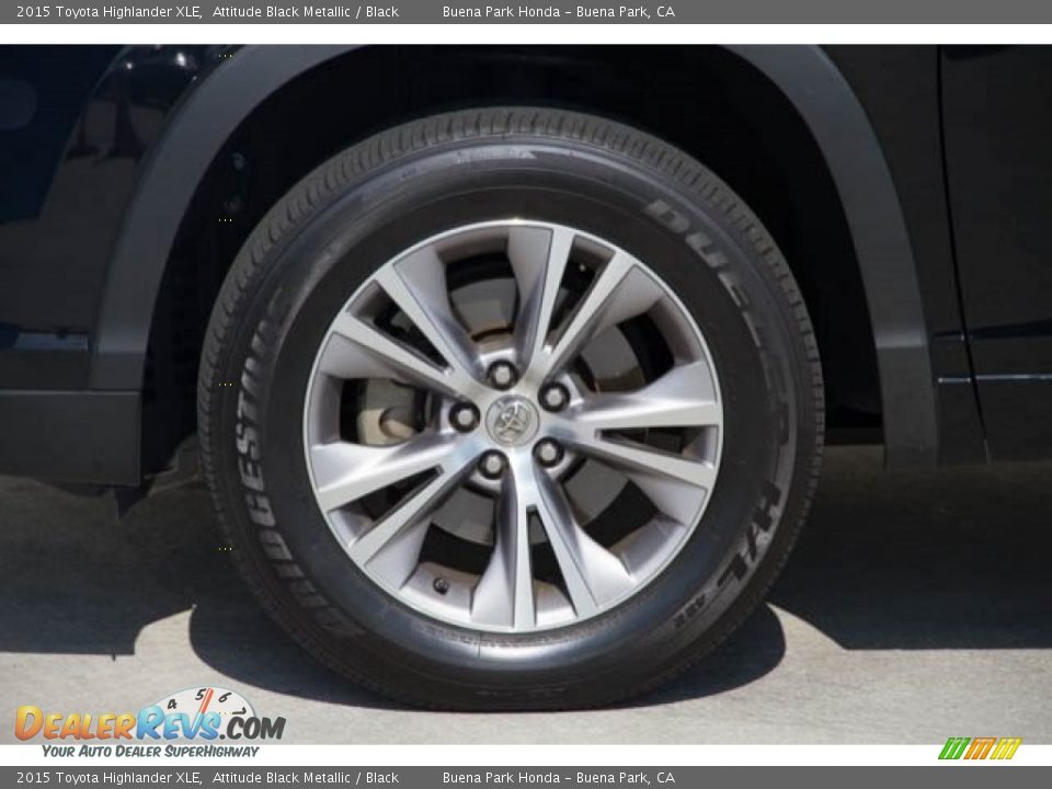 2015 Toyota Highlander XLE Attitude Black Metallic / Black Photo #31