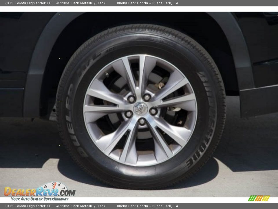 2015 Toyota Highlander XLE Attitude Black Metallic / Black Photo #32