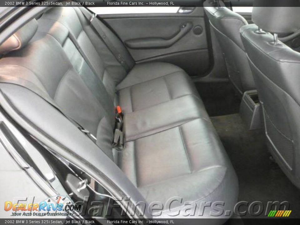 2002 BMW 3 Series 325i Sedan Jet Black / Black Photo #14