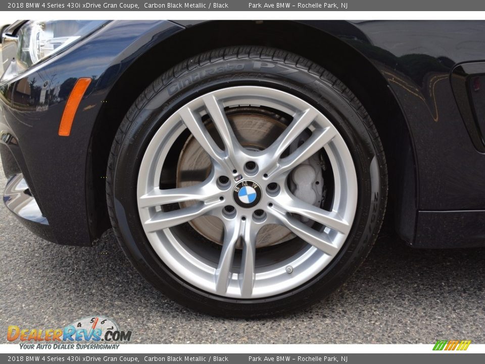 2018 BMW 4 Series 430i xDrive Gran Coupe Carbon Black Metallic / Black Photo #32