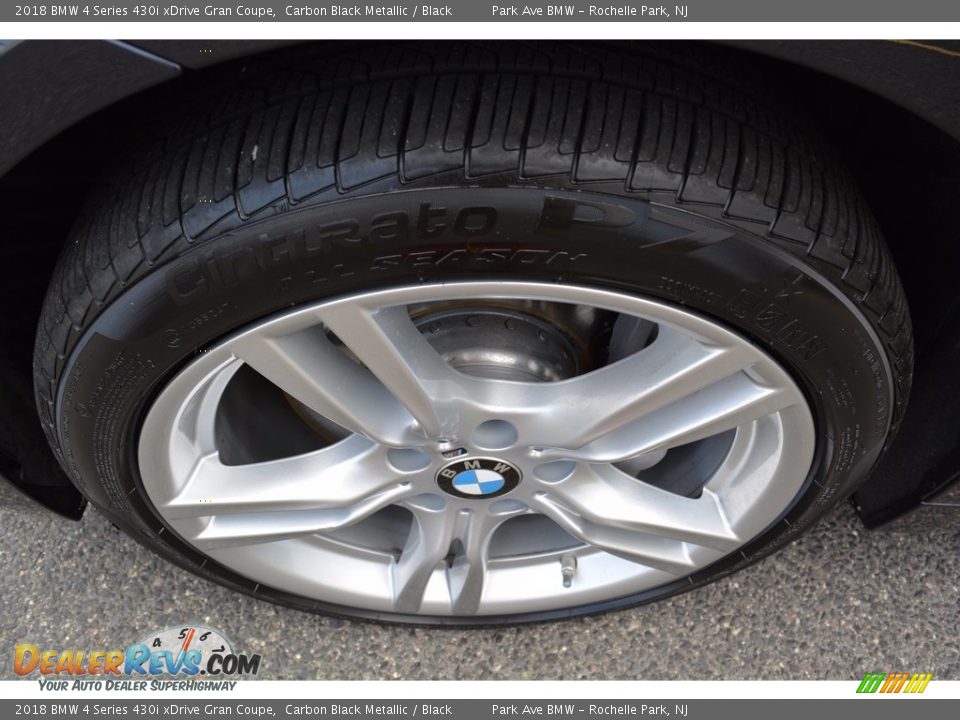 2018 BMW 4 Series 430i xDrive Gran Coupe Carbon Black Metallic / Black Photo #33