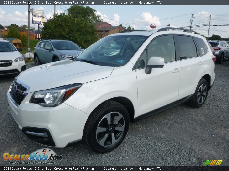 2018 Subaru Forester 2.5i Limited Crystal White Pearl / Platinum Photo #11