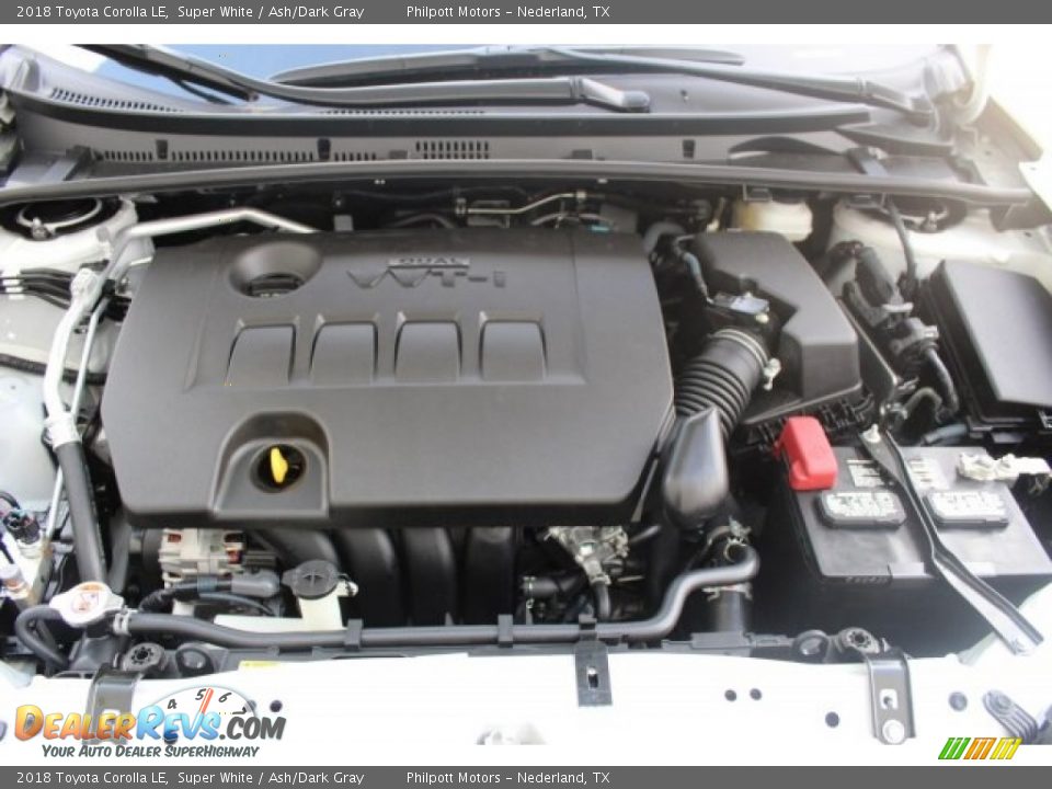 2018 Toyota Corolla LE Super White / Ash/Dark Gray Photo #22