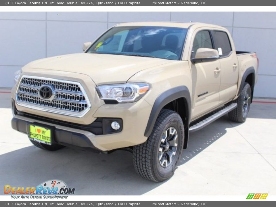 2017 Toyota Tacoma TRD Off Road Double Cab 4x4 Quicksand / TRD Graphite Photo #5