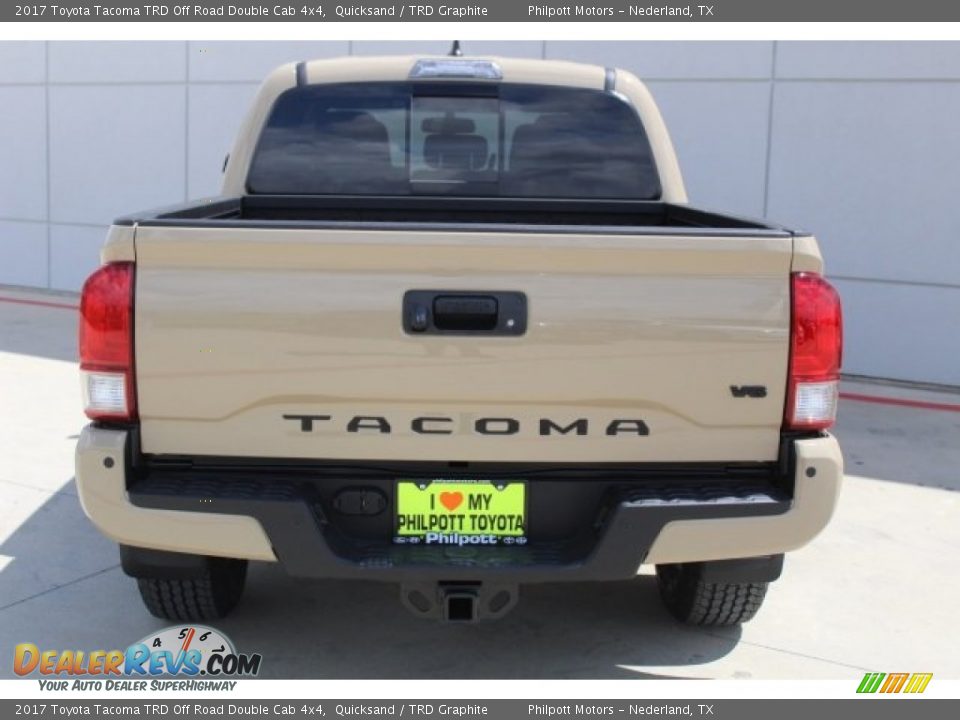 2017 Toyota Tacoma TRD Off Road Double Cab 4x4 Quicksand / TRD Graphite Photo #7