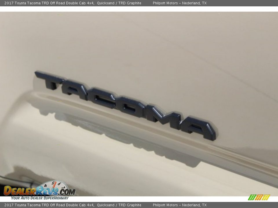 2017 Toyota Tacoma TRD Off Road Double Cab 4x4 Quicksand / TRD Graphite Photo #9