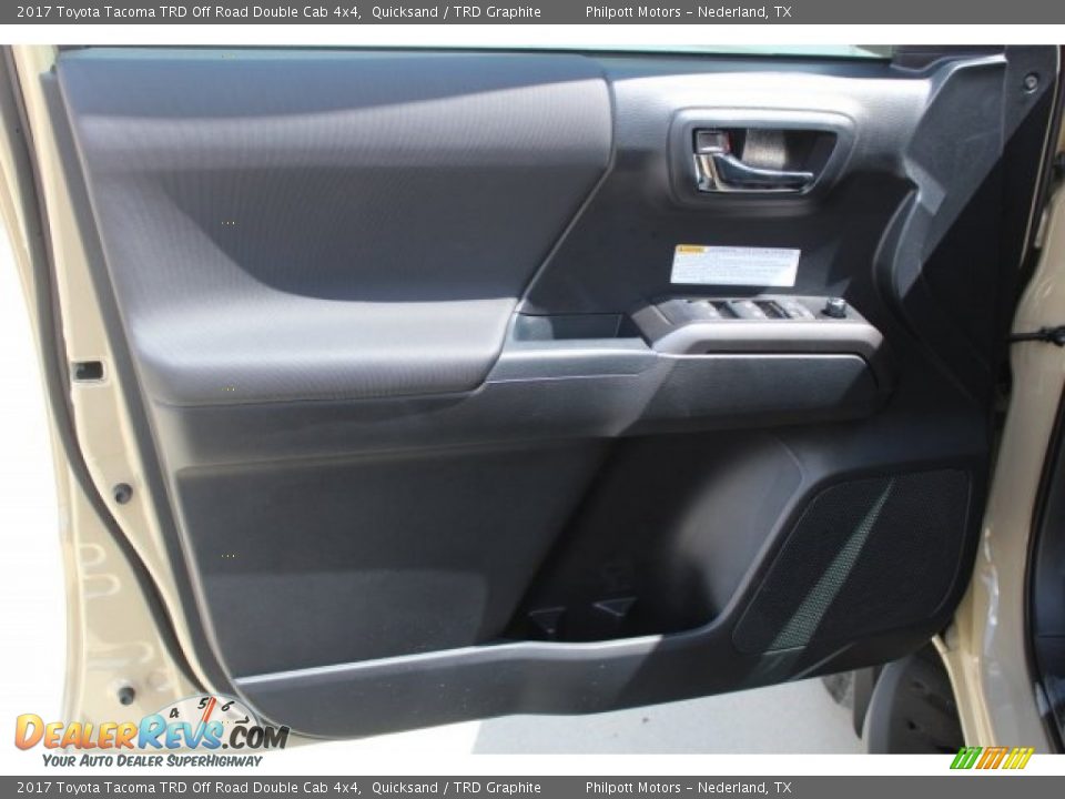 2017 Toyota Tacoma TRD Off Road Double Cab 4x4 Quicksand / TRD Graphite Photo #10