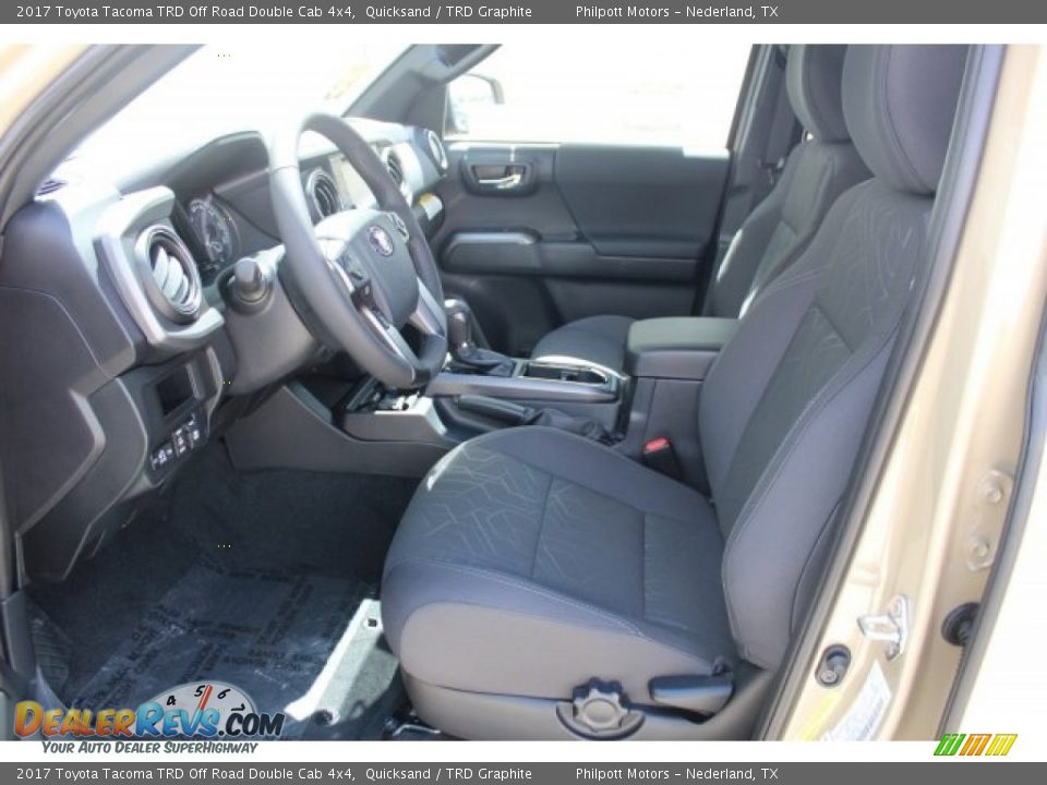 2017 Toyota Tacoma TRD Off Road Double Cab 4x4 Quicksand / TRD Graphite Photo #12