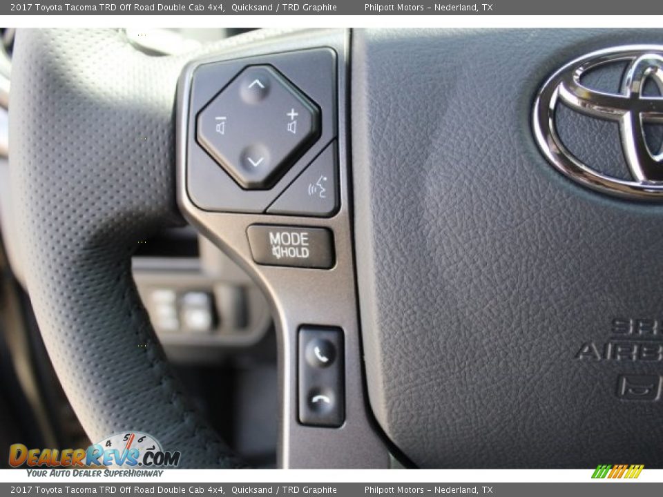 2017 Toyota Tacoma TRD Off Road Double Cab 4x4 Quicksand / TRD Graphite Photo #18