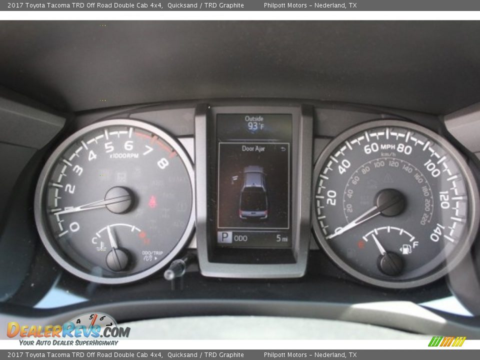 2017 Toyota Tacoma TRD Off Road Double Cab 4x4 Quicksand / TRD Graphite Photo #20
