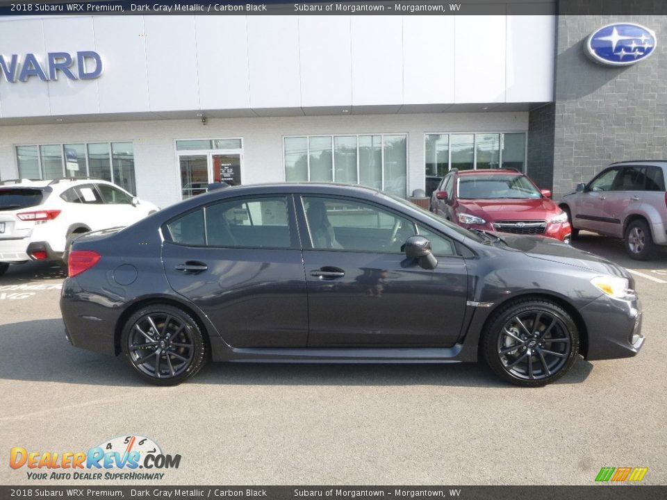 2018 Subaru WRX Premium Dark Gray Metallic / Carbon Black Photo #3