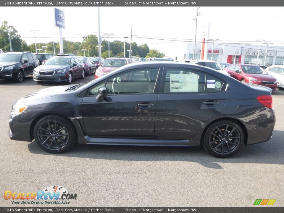 2018 Subaru WRX Premium Dark Gray Metallic / Carbon Black Photo #7