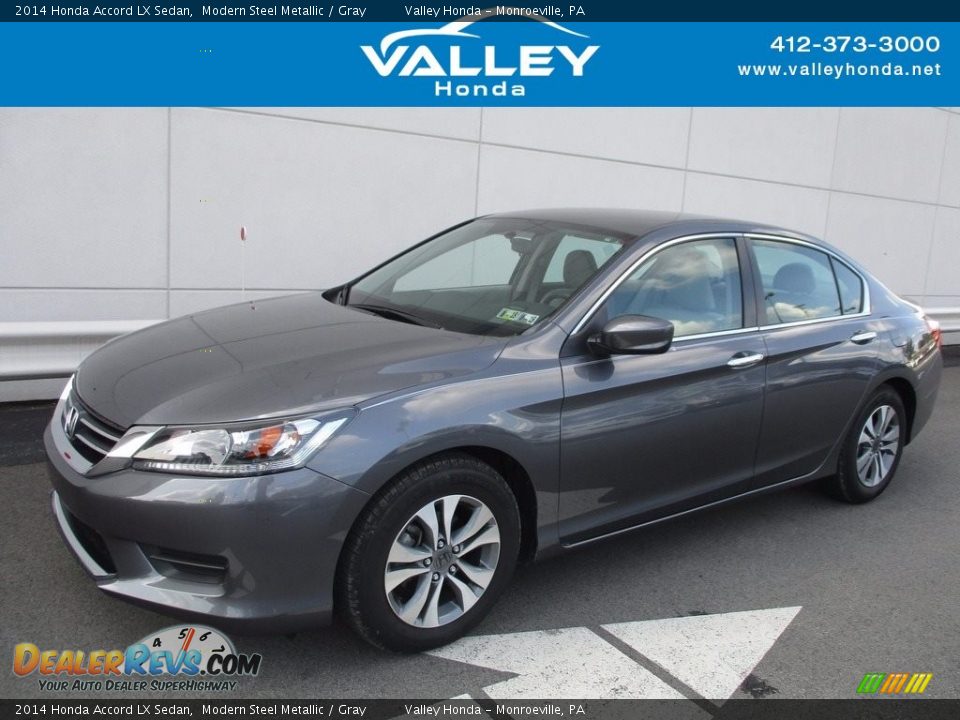 2014 Honda Accord LX Sedan Modern Steel Metallic / Gray Photo #1