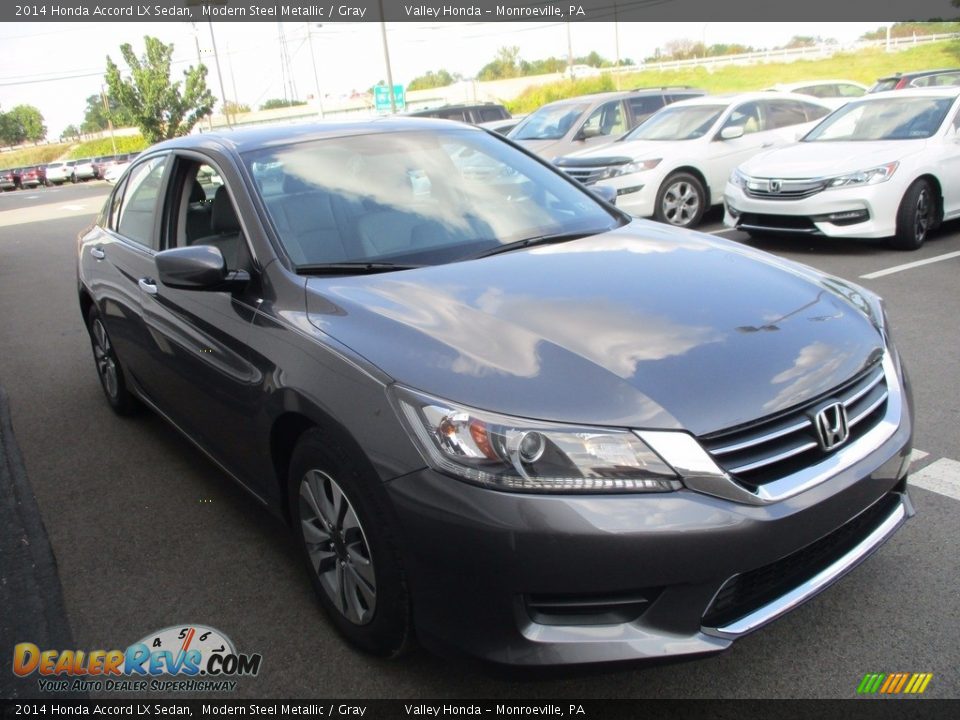 2014 Honda Accord LX Sedan Modern Steel Metallic / Gray Photo #7