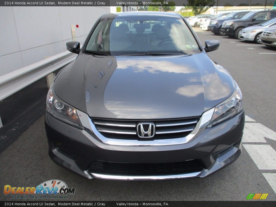 2014 Honda Accord LX Sedan Modern Steel Metallic / Gray Photo #8