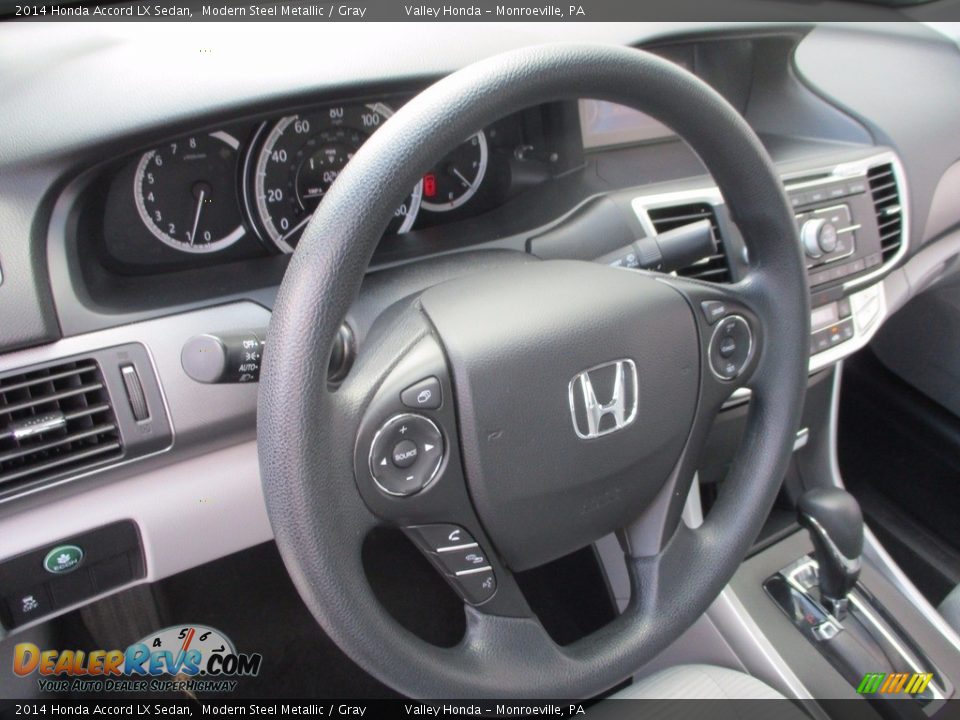 2014 Honda Accord LX Sedan Modern Steel Metallic / Gray Photo #13