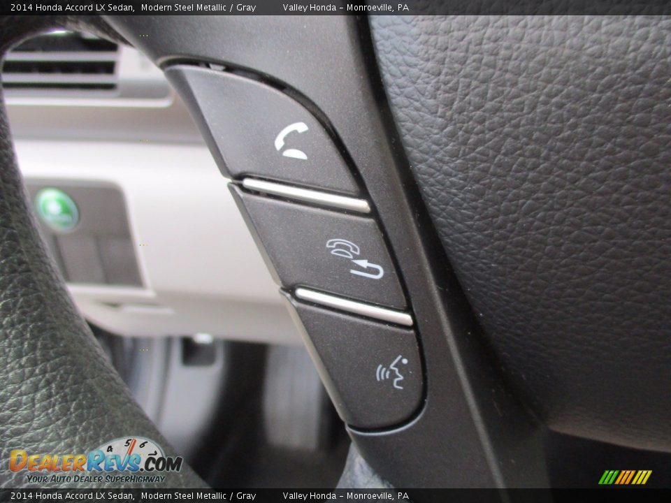 2014 Honda Accord LX Sedan Modern Steel Metallic / Gray Photo #17
