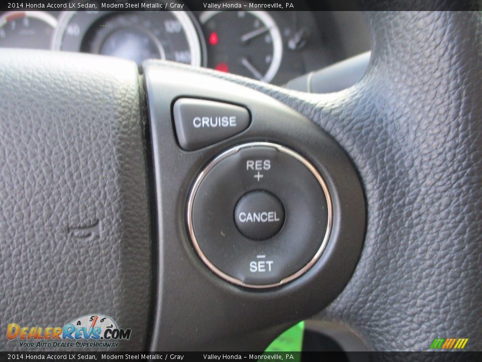 2014 Honda Accord LX Sedan Modern Steel Metallic / Gray Photo #18