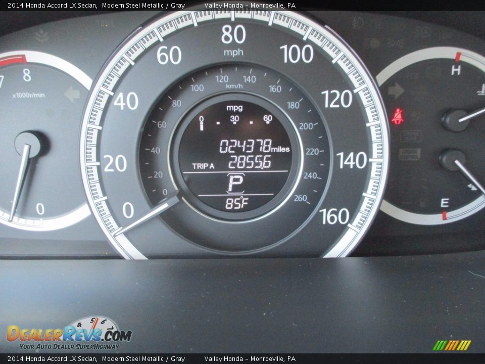2014 Honda Accord LX Sedan Modern Steel Metallic / Gray Photo #20