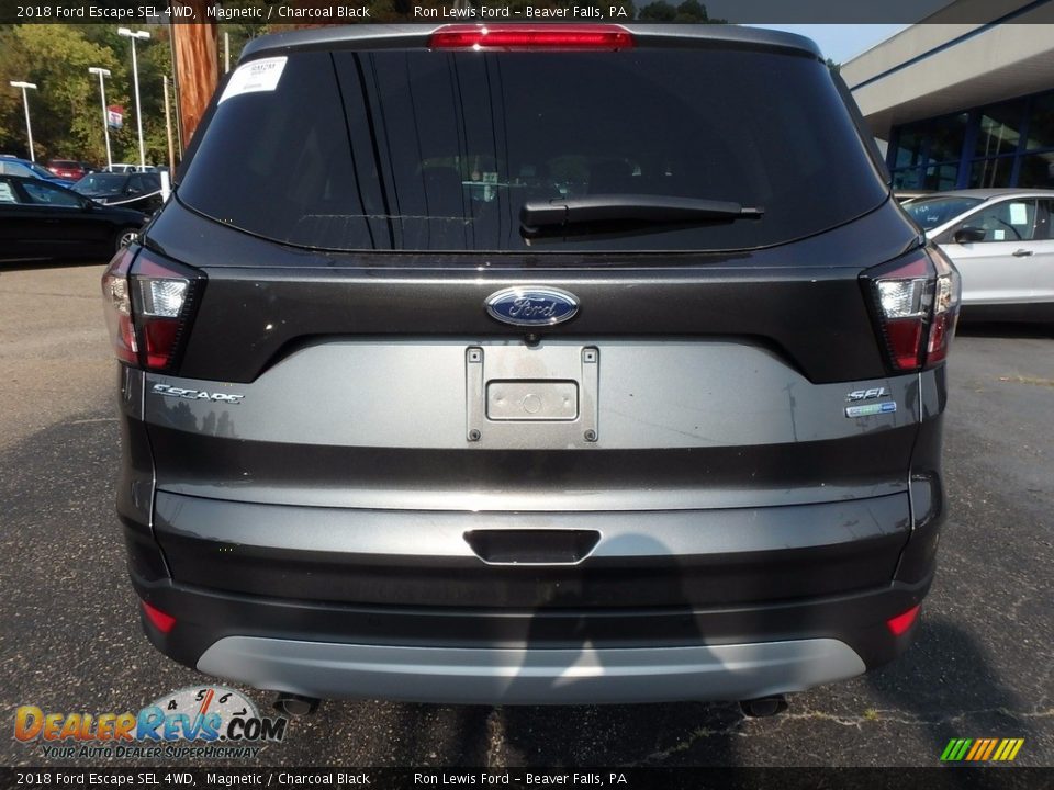 2018 Ford Escape SEL 4WD Magnetic / Charcoal Black Photo #3