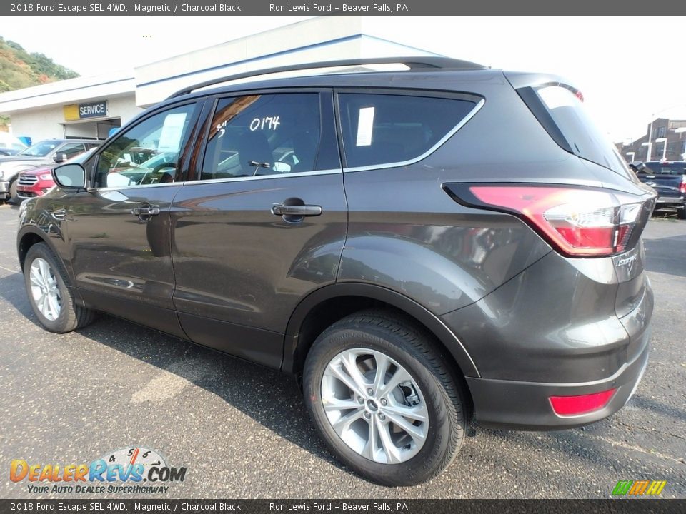 2018 Ford Escape SEL 4WD Magnetic / Charcoal Black Photo #5