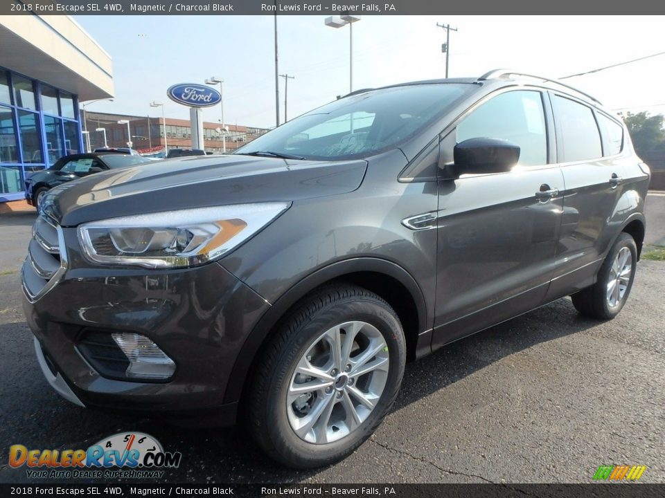 2018 Ford Escape SEL 4WD Magnetic / Charcoal Black Photo #7