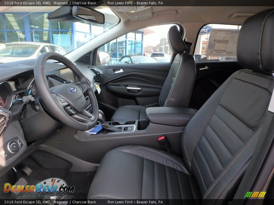 Front Seat of 2018 Ford Escape SEL 4WD Photo #11