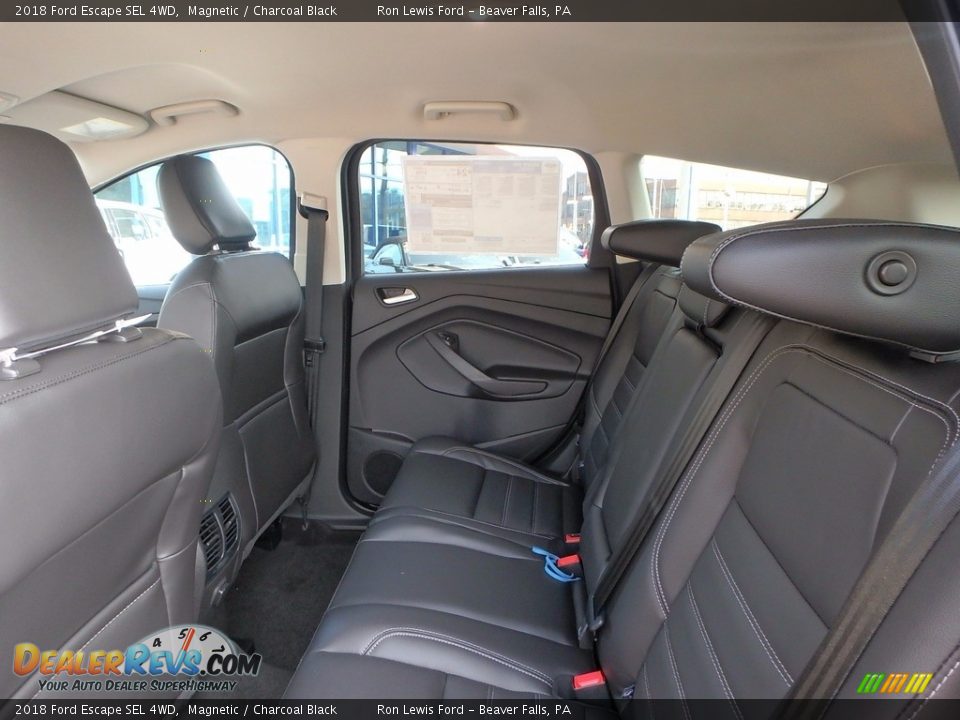 Rear Seat of 2018 Ford Escape SEL 4WD Photo #12