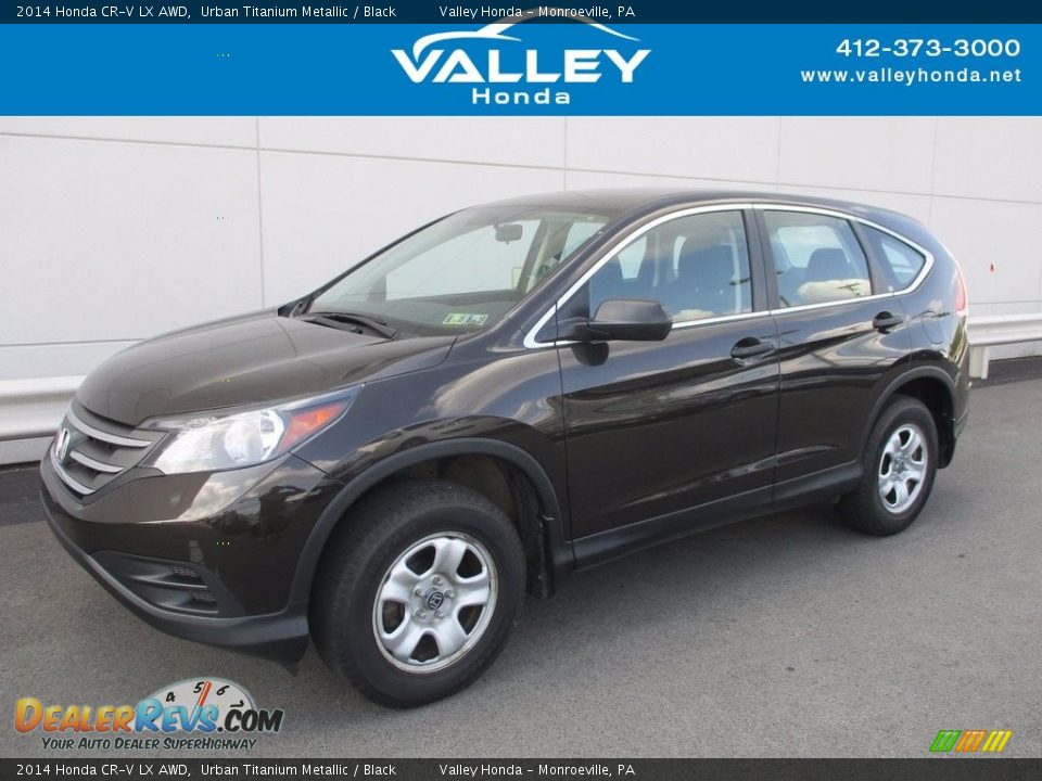 2014 Honda CR-V LX AWD Urban Titanium Metallic / Black Photo #1