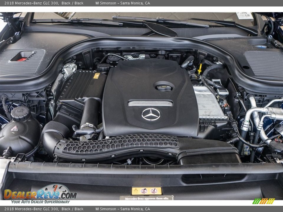 2018 Mercedes-Benz GLC 300 Black / Black Photo #8