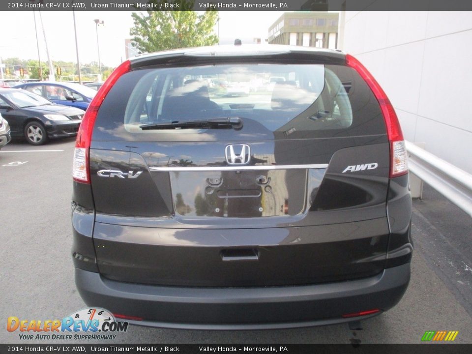 2014 Honda CR-V LX AWD Urban Titanium Metallic / Black Photo #4