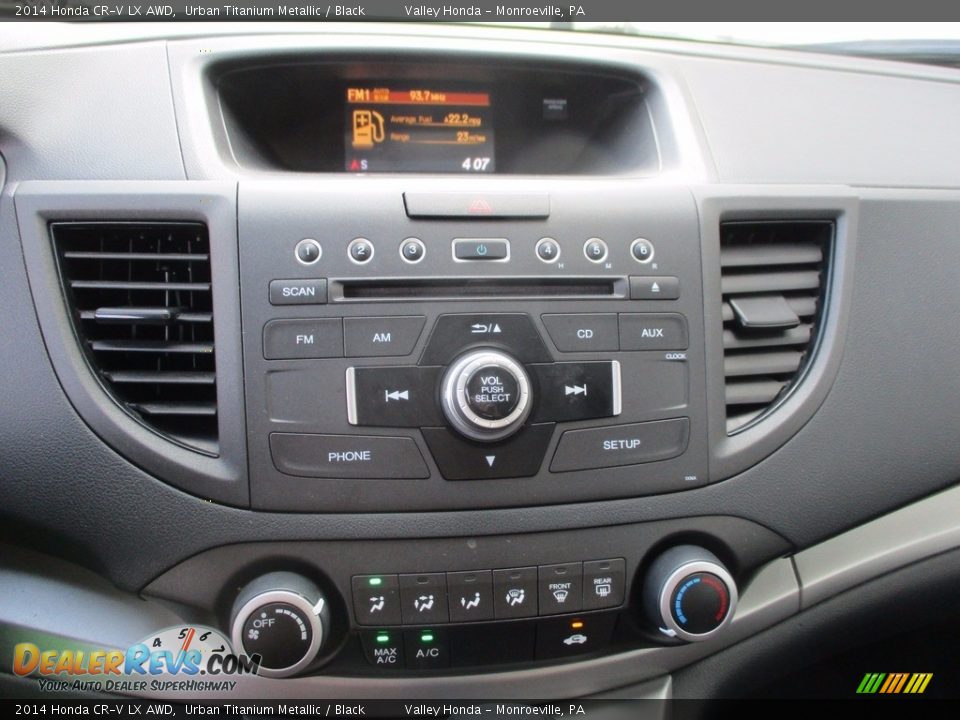 2014 Honda CR-V LX AWD Urban Titanium Metallic / Black Photo #15