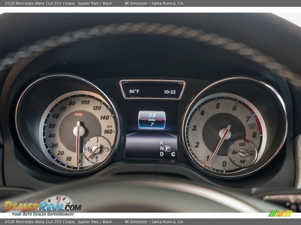 2018 Mercedes-Benz CLA 250 Coupe Jupiter Red / Black Photo #7