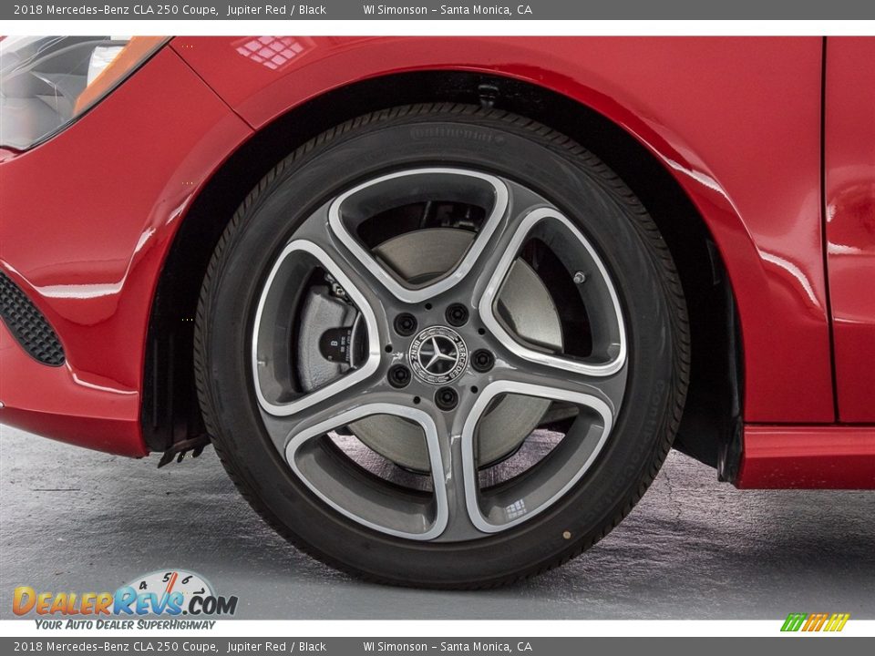 2018 Mercedes-Benz CLA 250 Coupe Jupiter Red / Black Photo #9