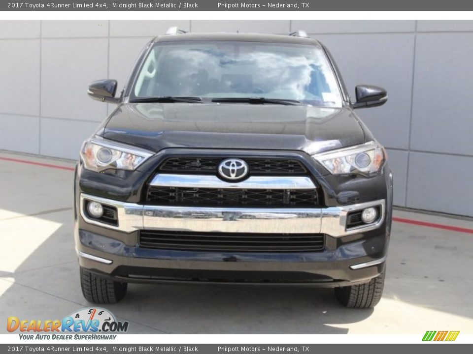 2017 Toyota 4Runner Limited 4x4 Midnight Black Metallic / Black Photo #2