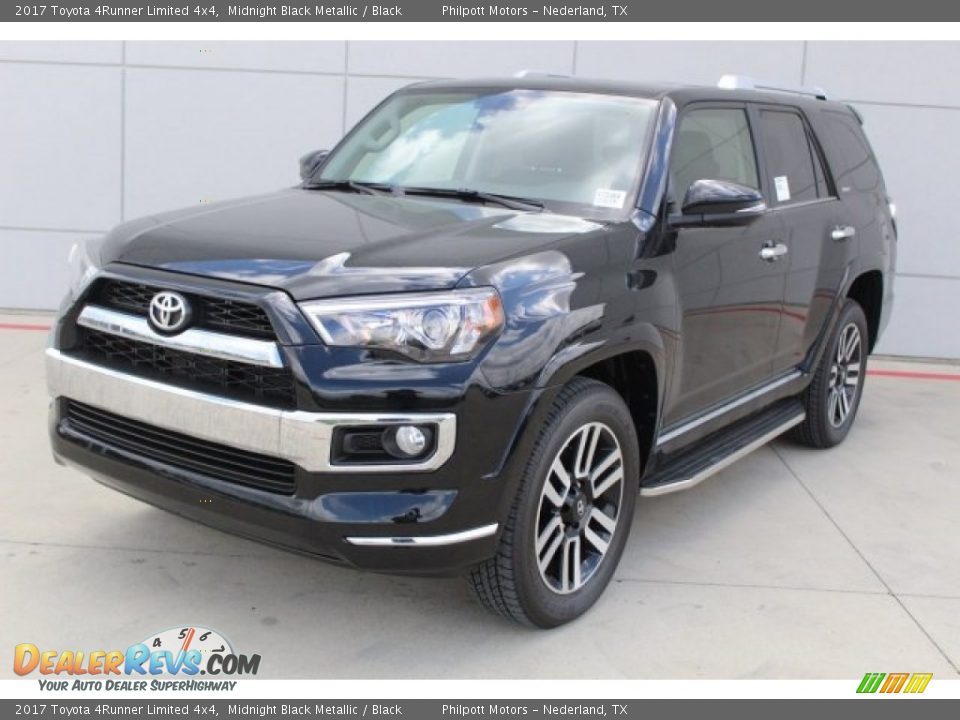 2017 Toyota 4Runner Limited 4x4 Midnight Black Metallic / Black Photo #3