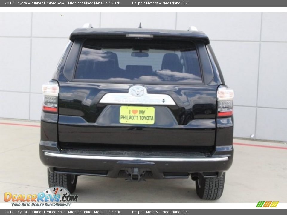 2017 Toyota 4Runner Limited 4x4 Midnight Black Metallic / Black Photo #7