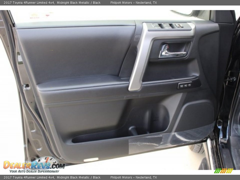 2017 Toyota 4Runner Limited 4x4 Midnight Black Metallic / Black Photo #9